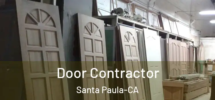 Door Contractor Santa Paula-CA