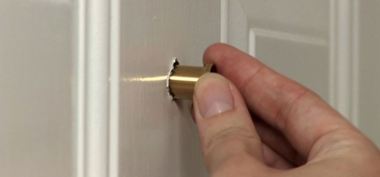 peephole door repair in Santa Paula
